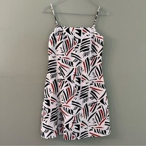 Blue Rain Mini Shift Dress
